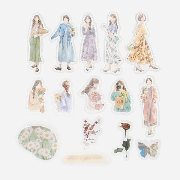 Coordinate Seal Fashion Sticker Set by BGM Japan