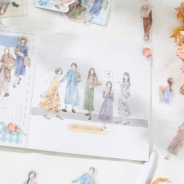 Coordinate Seal Fashion Sticker Set by BGM Japan