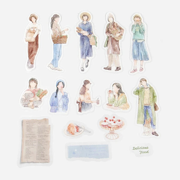 Coordinate Seal Fashion Sticker Set by BGM Japan