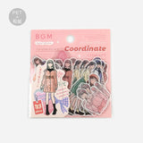 Coordinate Seal Fashion Sticker Set by BGM Japan
