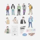 Coordinate Seal Fashion Sticker Set by BGM Japan