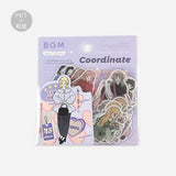 Coordinate Seal Fashion Sticker Set by BGM Japan