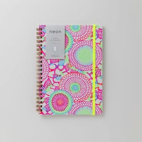 Washi Paper Neon A5 Spiral Notebook by Shogado