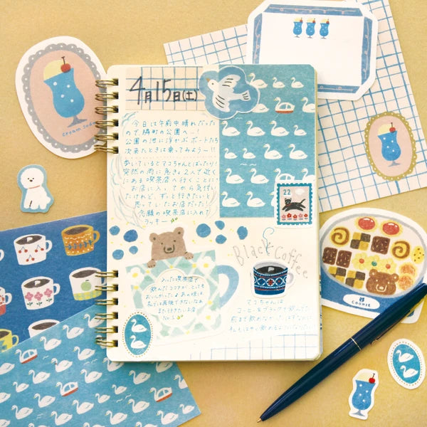 Cute Die-Cut Watashi Biyori Journaling Papers