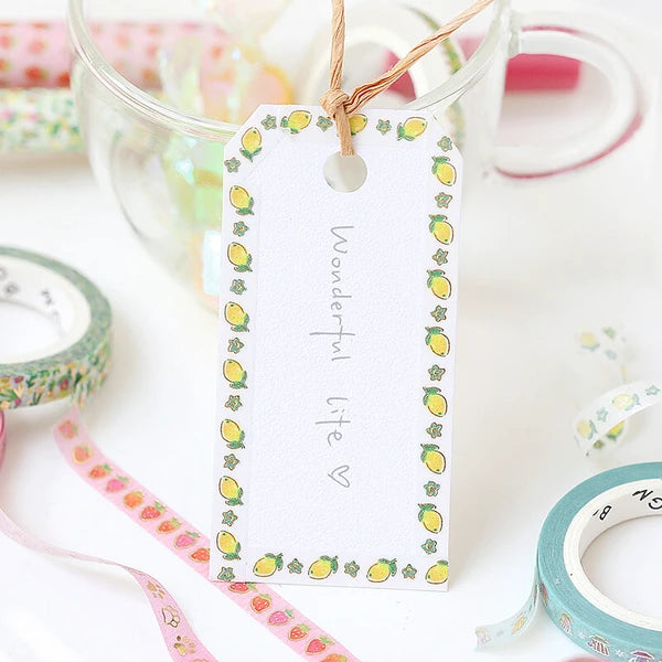 Slim Foil Washi Tape by BGM Japan