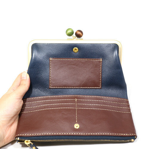 Gamaguchi Style Leather Wallet