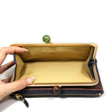 Gamaguchi Style Leather Wallet