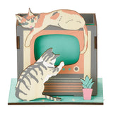 TV Cat Pen Stand DIY Craft Kit – Japan