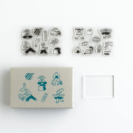 Japanese Clear Journaling Stamp Set by Mizushima