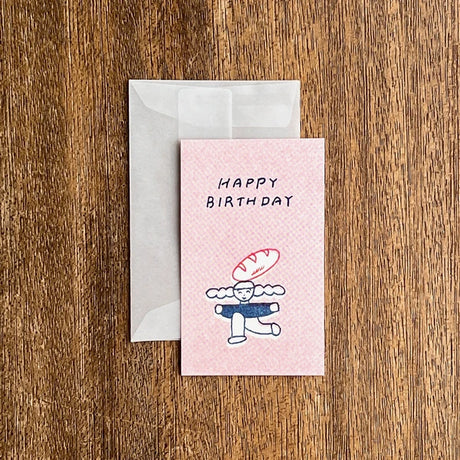 Birthday Cake Greeting Card by Mizushima