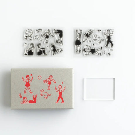 Japanese Clear Journaling Stamp Set by Mizushima