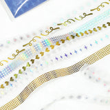 Clear Foil Slim Washi Tape by BGM Japan