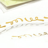 Clear Foil Slim Washi Tape by BGM Japan