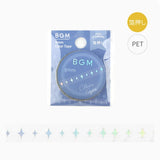 Clear Foil Slim Washi Tape by BGM Japan