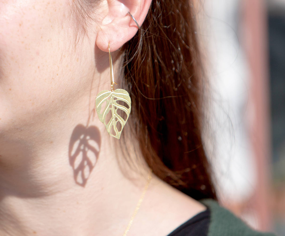 Monstera Adansonii Earrings