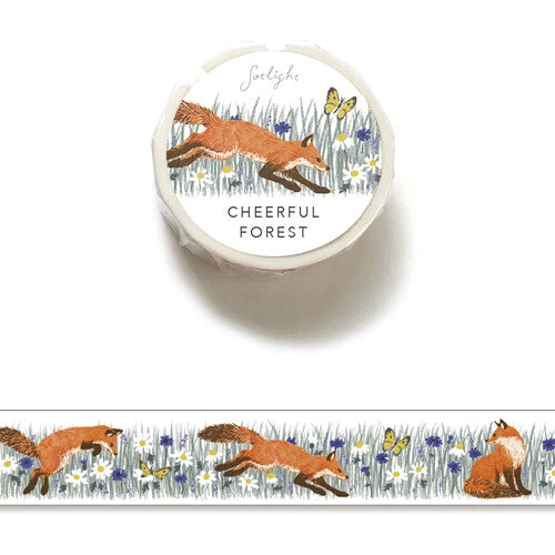 Cheerful Forest Japanese Washi Tape