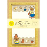 Mini Letter Writing Set Museum Animals by Furukawa Shiko