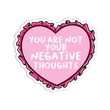 Mental Health You Are Not Textured Sticker