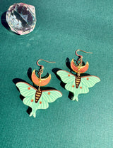 Lunar Moths Earrings