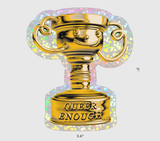 Queer Enough Glitter Sticker