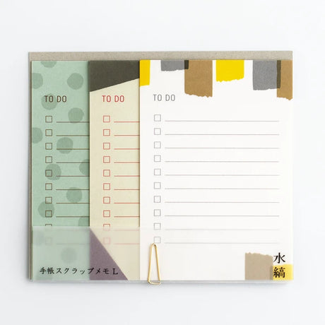 Japanese Techo Scrap Planner Memo Pad by Mizishuma