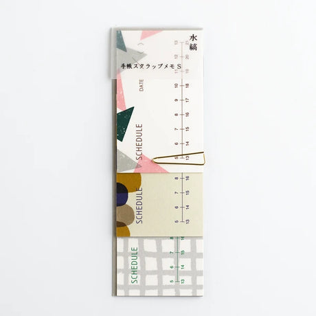 Japanese Techo Scrap Planner Memo Pad by Mizishuma