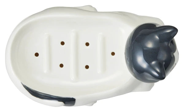 Hachiware Cat Soap Dish Ceramic - Japan