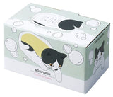 Black Cat Soap Dish Ceramic - Japan