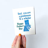 Gentleman & Scholar Father's Day Card