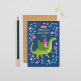 The Princess and the Dragon Birthday Card