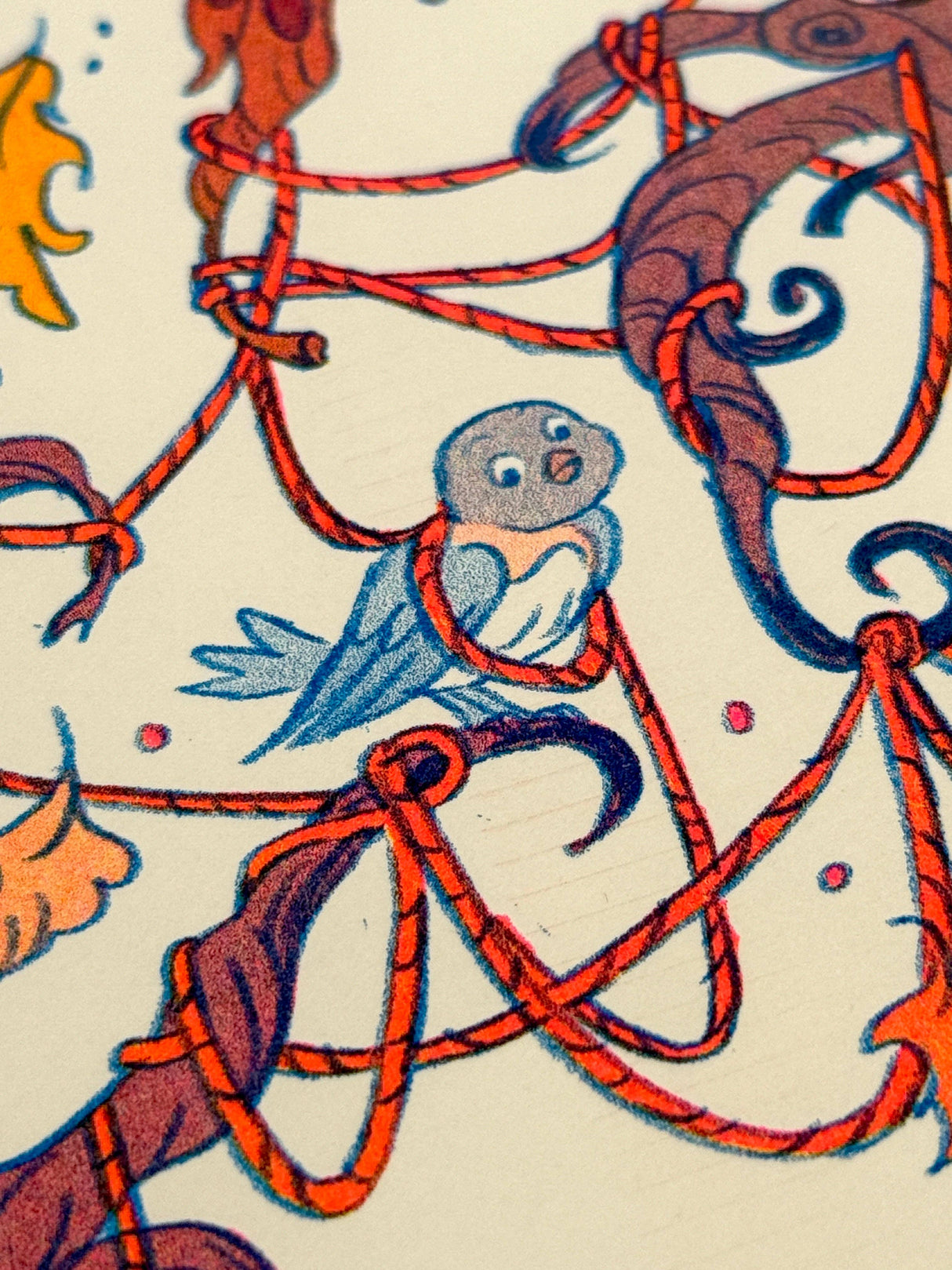 Ain’t That Just The Way Large version ~ an Over The Garden Wall tribute Riso Print