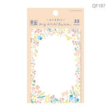 Vertical Flower Garden Katanuki Fusen Sticky Notes by Furukawa Shiko