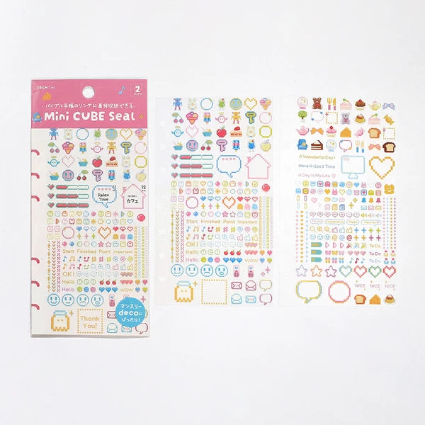 Mini Cube Sticker Sheet by BGM Japan