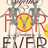 Together Forever Skeletons Greeting Card