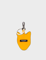 Happy Tiger - Marigold Leather Keychain