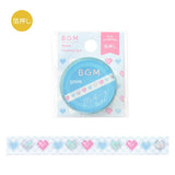 Ultra Slim Pattern Washi Tape by BGM Japan