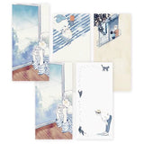Seikatsu Ippitsusen Letter Pad Illustrated by Sayuri Fujimaki
