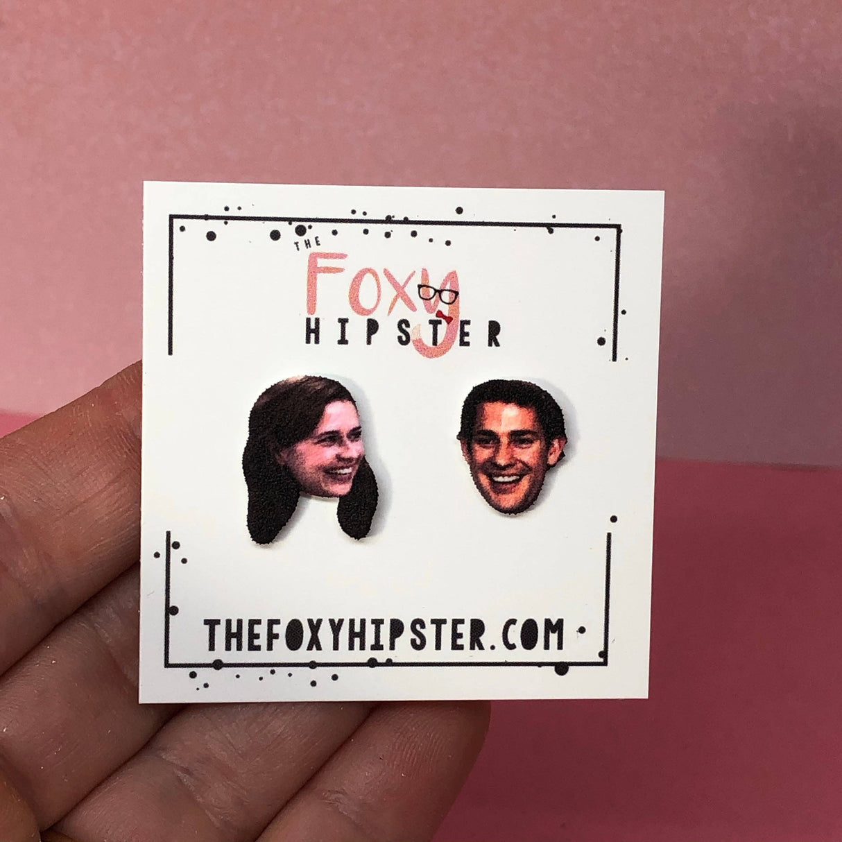 Jim And Pam Stud Earrings