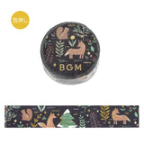 Nordic Forest Washi Tape by BGM Japan