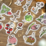 Mini Mini Animal Flake Stickers