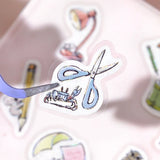 Mini Mini Animal Flake Stickers