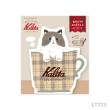 Coffee Cat Mini Letter Writing Set by Kalita x Furukawa Shiko