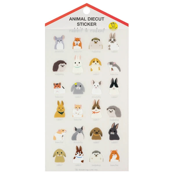 Animal Parade Die-Cut Sticker Sheet