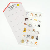 Animal Parade Die-Cut Sticker Sheet