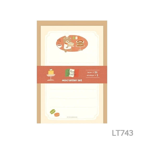 Viva Italia Mini Letter Set Japanese Mino Washi by Furukawa Shiko