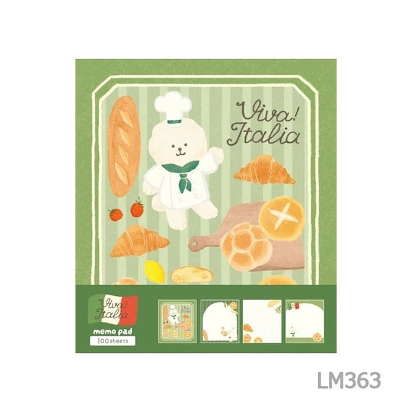 Viva Italia Memo Pad by Furukawa Shiko