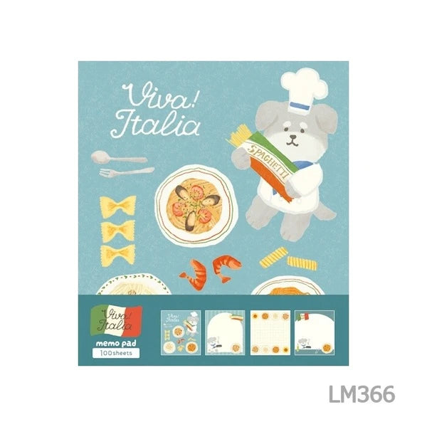 Viva Italia Memo Pad by Furukawa Shiko