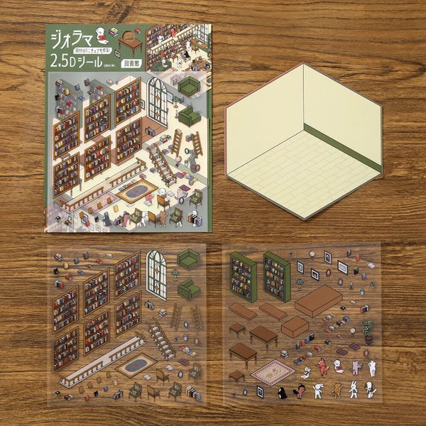 Diorama Room Sticker Sets by BGM