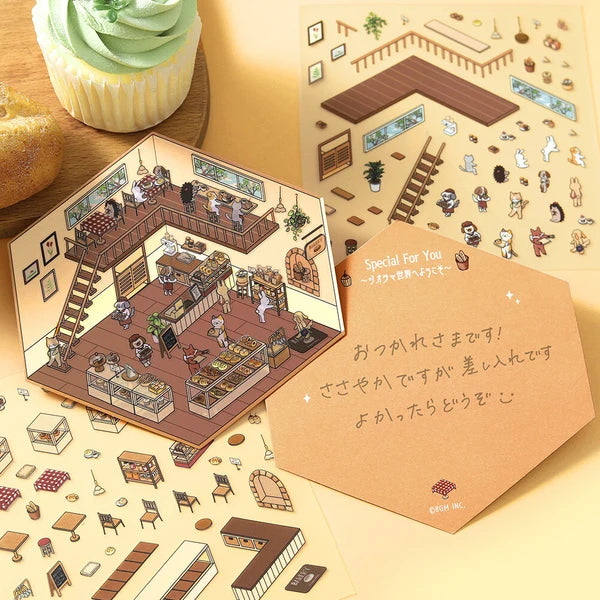 Diorama Room Sticker Sets by BGM