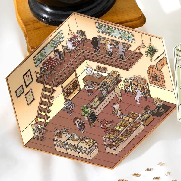 Diorama Room Sticker Sets by BGM
